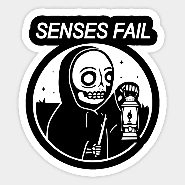 Senses Fail Sticker by Jeje arts